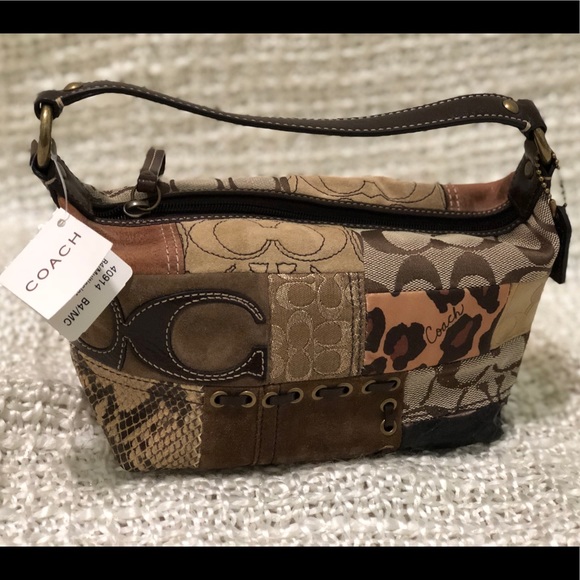Coach Handbags - Coach Top Handle Patchwork Bag NWT